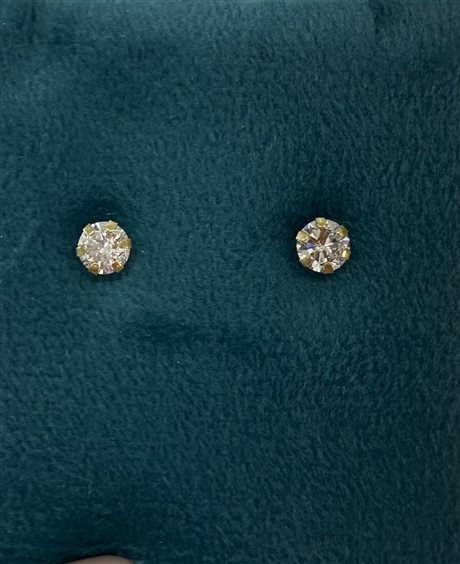 Orecchini Domar in Oro giallo Zircone OROR-3 - OROR-3